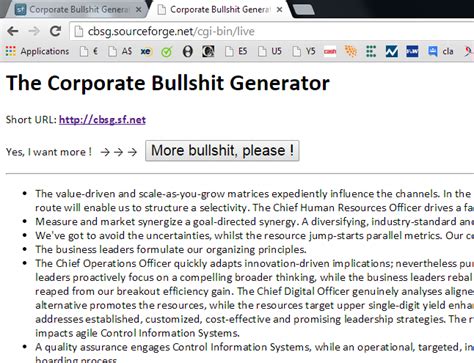 bullshit generator